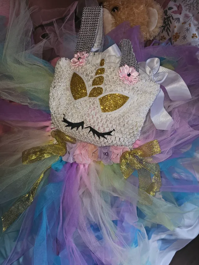 Vestido Tutú Unicornio Niña desde 8 á ñ 10 años