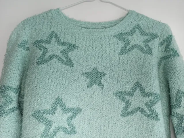 Blusa de punto con estrellas