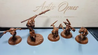 Miniaturas Warhammer Underworlds sin pintar