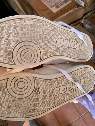 Zapatillas Adidas blancas y azules T36