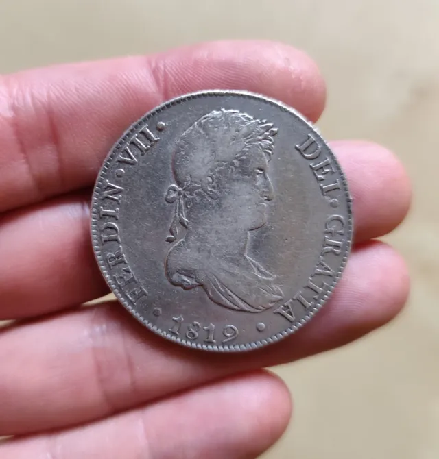 8 Reales Fernando VII 1819 Lima JP