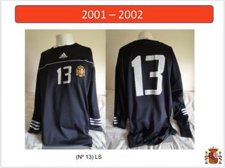 Camiseta portero España 2001-2002
