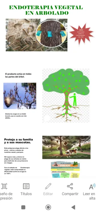 Endoterapia Vegetal para Arbolado