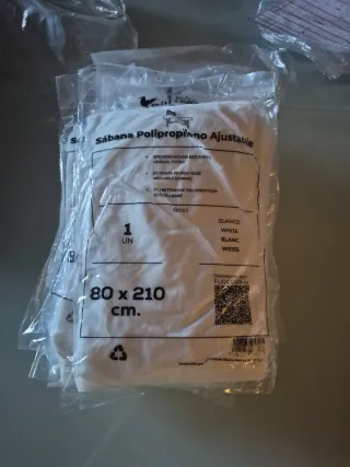 8 Fundas Sábana Polipropileno Ajustable