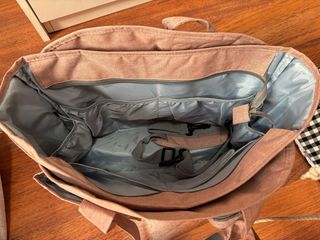 Bolsa Carro Bebé Rosa Estampada