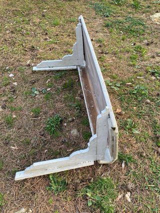 Mesa rústica de pared madera