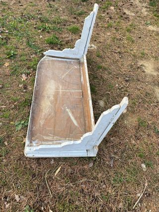 Mesa rústica de pared madera