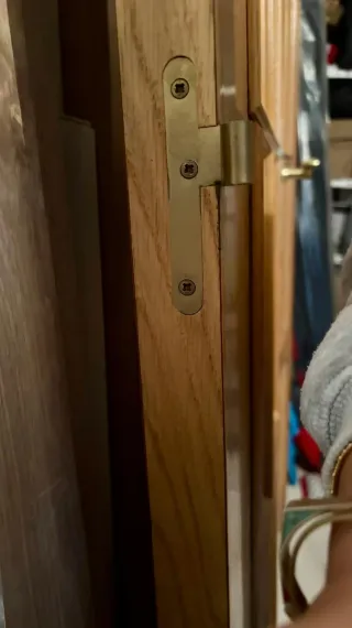 Puertas madera roble con cristal 203cm