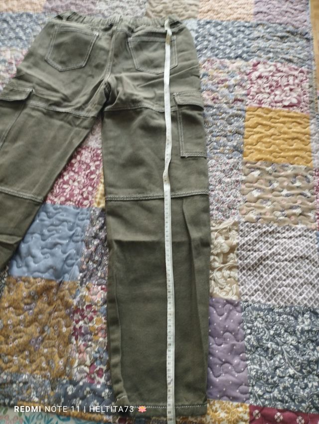 Pantalones cargo verdes