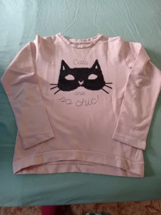 Jersey niña gato Cats are so chic