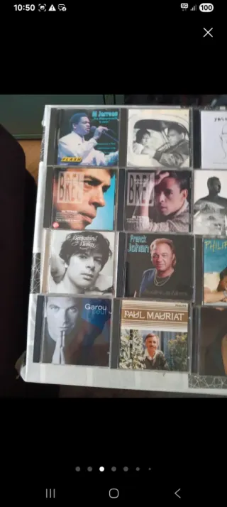 Lote 40 CDs Cantantes y Música Francesa