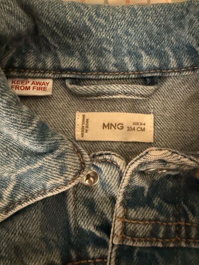 Cazadora vaquera infantil MANGO