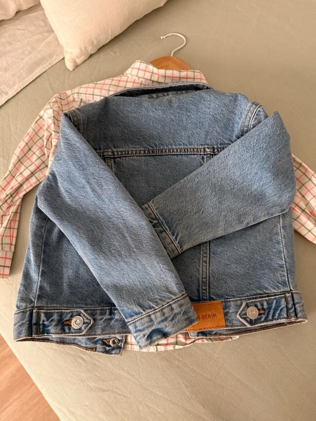 Cazadora vaquera infantil MANGO