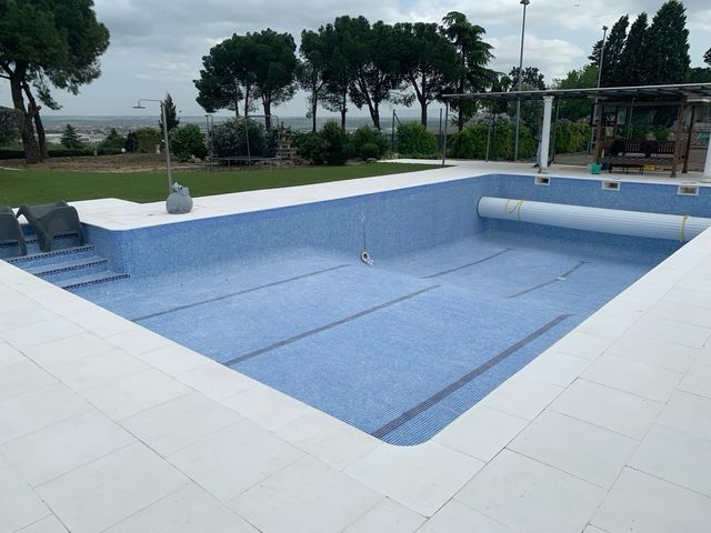 Lechada y limpieza de piscinas