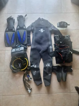 Equipo de buceo completo 