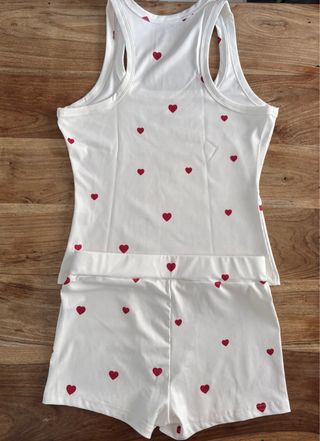 Pijama Shein Corazones Talla M