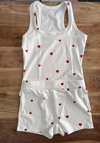 Pijama Shein Corazones Talla M