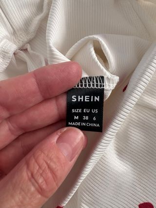 Pijama Shein Corazones Talla M