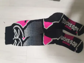 Calze sci Rossignol nere e rosa