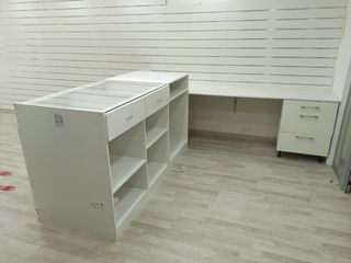 Panel expositor blanco