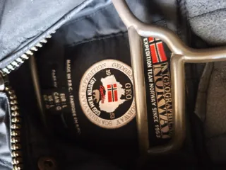 Cazadora Geographical Norway Negra Talla L