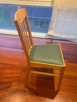 mesa, sillas, sofá, mesita