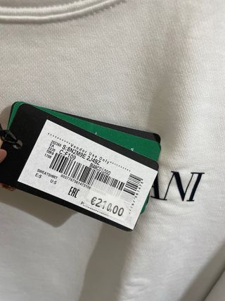 Felpa Emporio Armani bianca