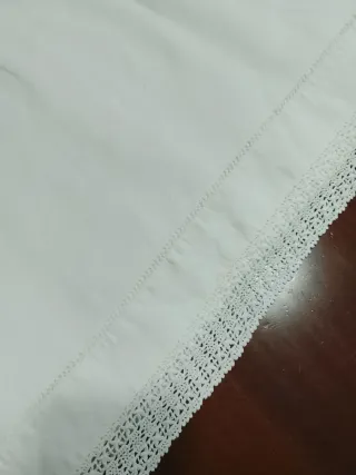 Lenzuolo matrimoniale ricamato 230x270
