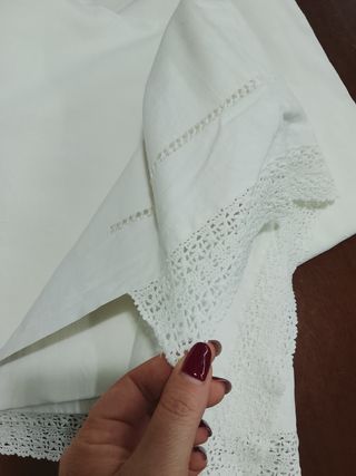 Lenzuolo matrimoniale ricamato 230x270