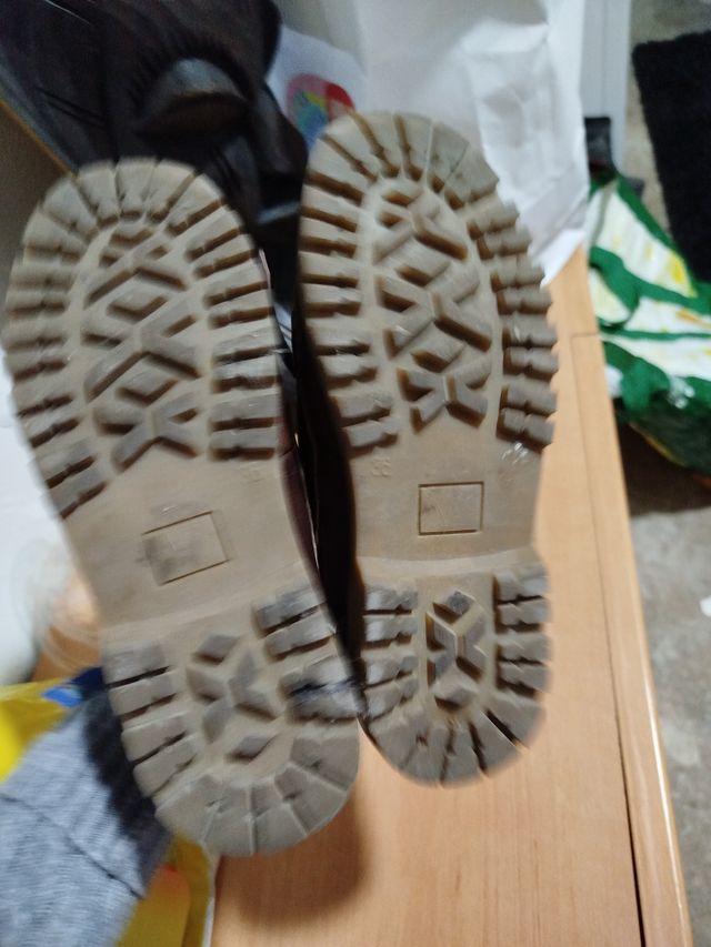 Náuticos niño piel marrones