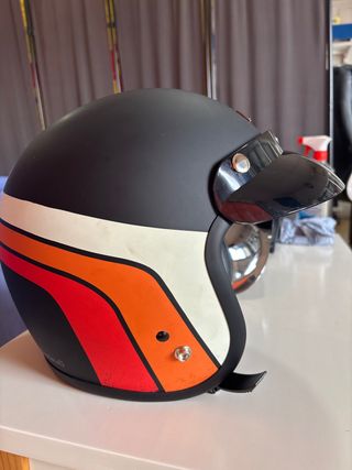 Casco Moto Estilo Retro