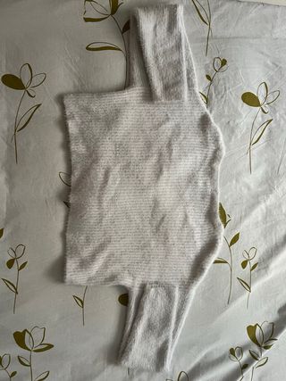 Cárdigan Bershka blanco XS