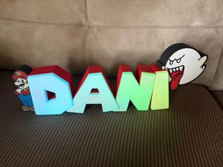 Lámpara personalizada Mario y Boo Impresión 3D