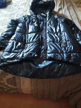Cazadora acolchada negra mujer Talla XL