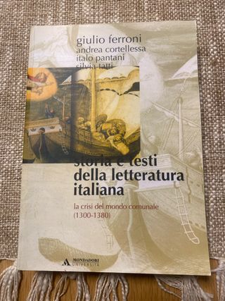 Storia e testi della letteratura italiana