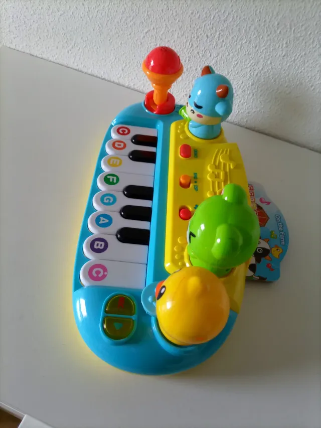 Piano infantil musical con micrófono