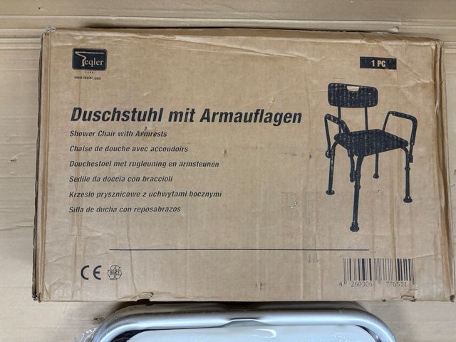 Silla de Ducha Teqler T-135303 Ajustable