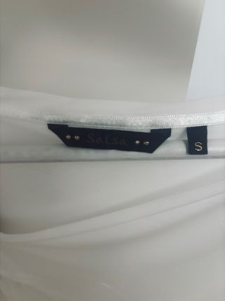 Camiseta Salsa lentejuelas doradas