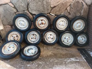 llantas Ruedas antiguas Citroen 2CV Diane 6