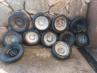 llantas Ruedas antiguas Citroen 2CV Diane 6