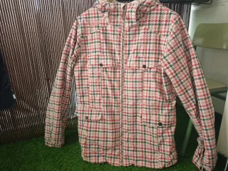 Chaqueta de nieve a cuadros