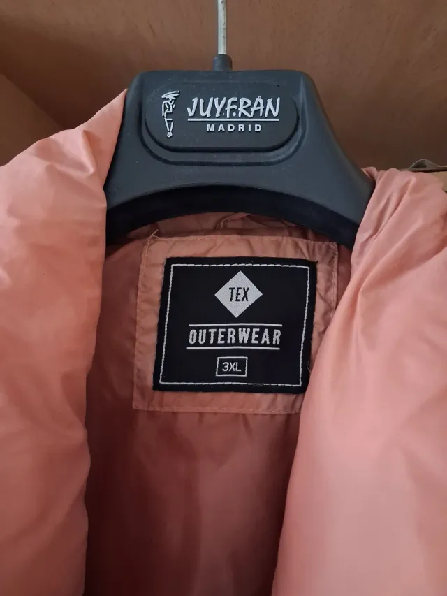 Plumas sintético salmón 3XL (54)