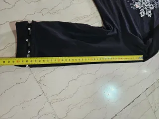 Vestito Fiorella Rubino nero con paillettes