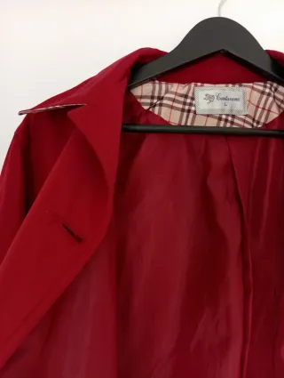 Gabardina Cantarana Roja Talla L