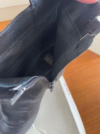 Botas Vialis Cuero Negro