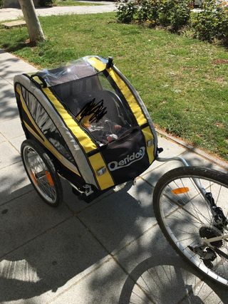 Remolque bici Queridoo para niños
