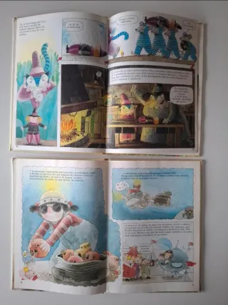 Los Birimboyas. La gata bruja y La niña robaquesos