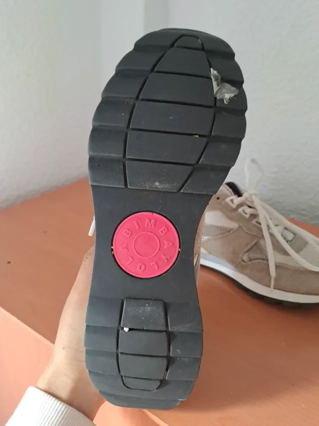 Zapatillas Bimba y Lola Beige y Rosa