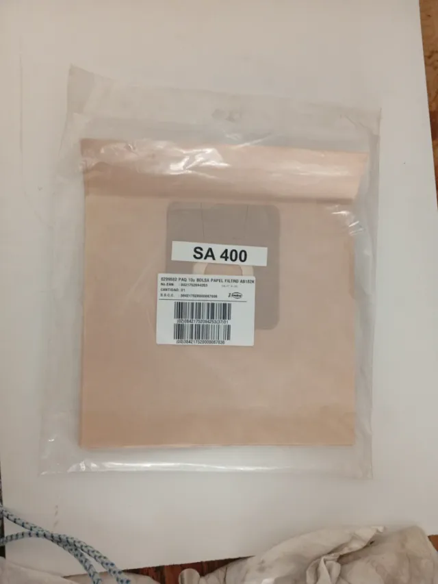 Bolsas Papel Filtro SA 400 Virutex