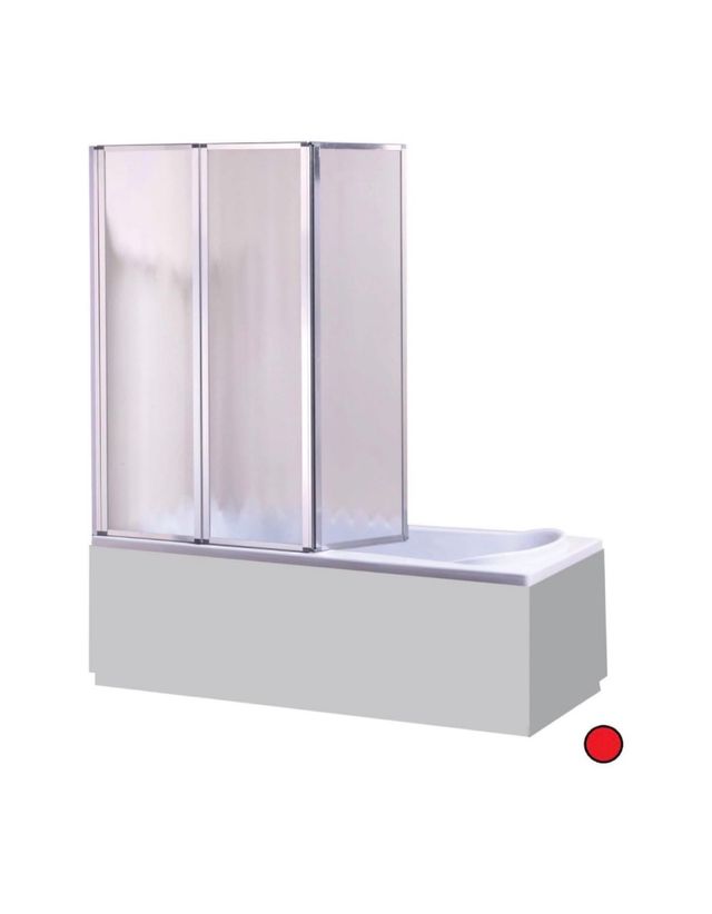 Mampara bañera DF/7 metalizado